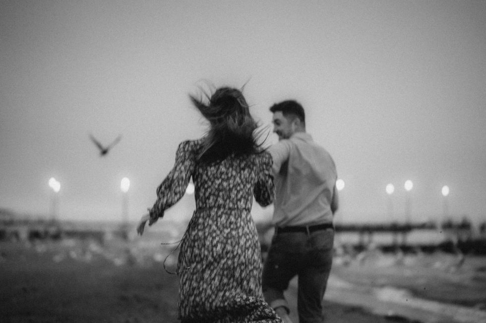 Ula i Angelo – poranek w mglistym Gdańsku