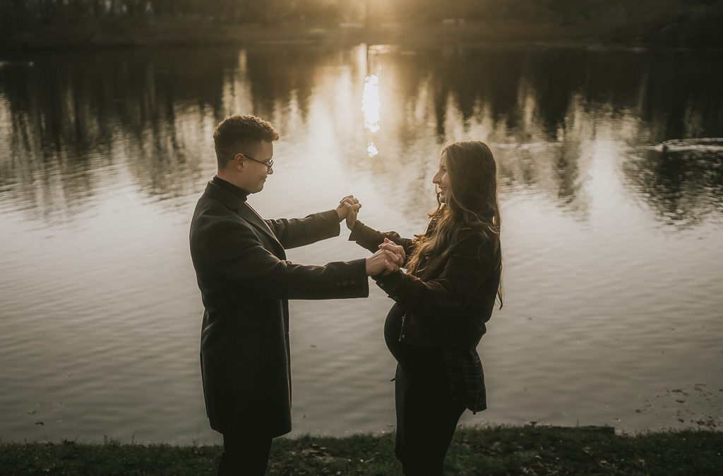 Paulina i Mateusz – sesja brzuszkowa